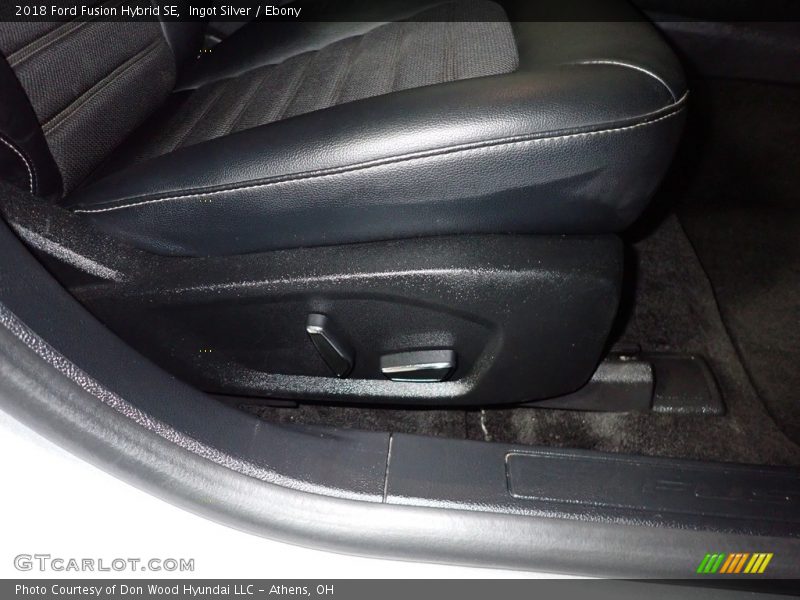 Ingot Silver / Ebony 2018 Ford Fusion Hybrid SE