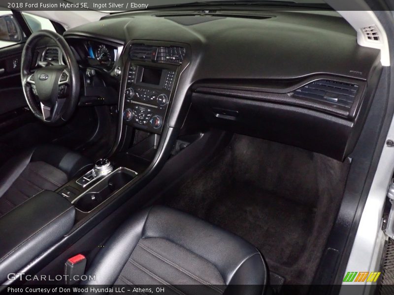 Ingot Silver / Ebony 2018 Ford Fusion Hybrid SE