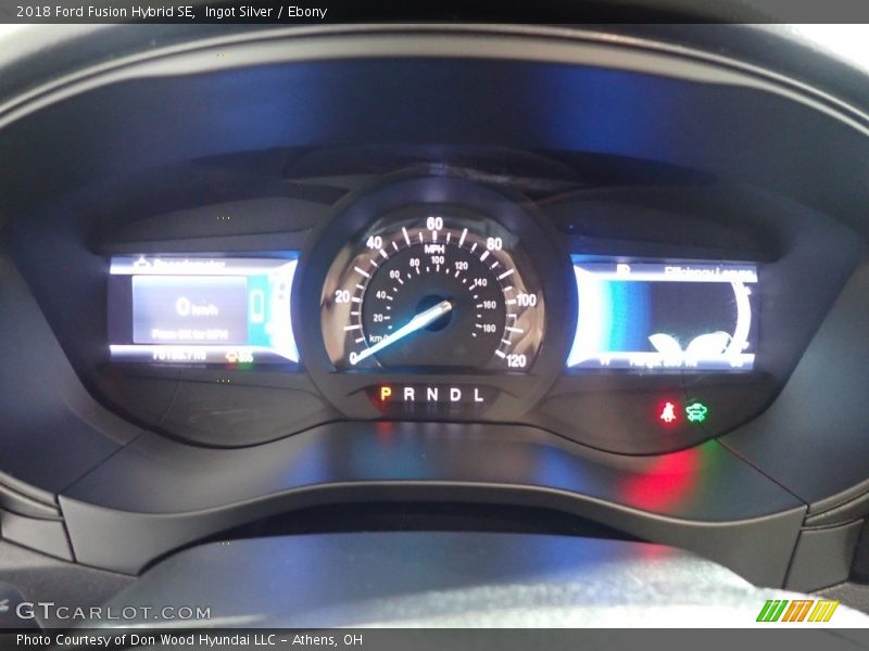 Ingot Silver / Ebony 2018 Ford Fusion Hybrid SE
