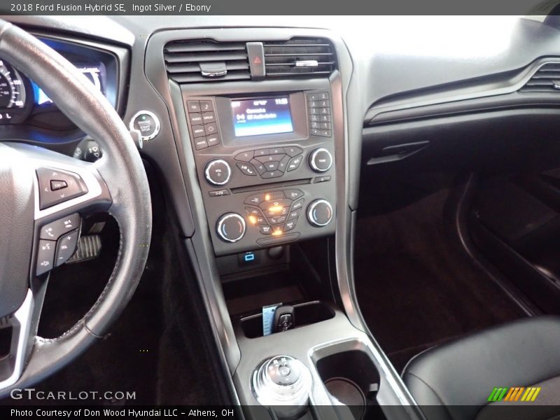Ingot Silver / Ebony 2018 Ford Fusion Hybrid SE