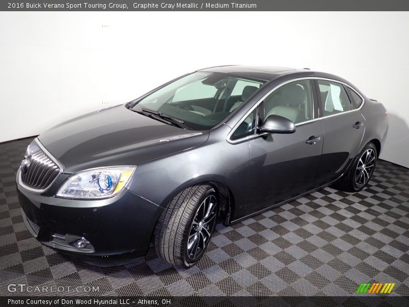 Graphite Gray Metallic / Medium Titanium 2016 Buick Verano Sport Touring Group