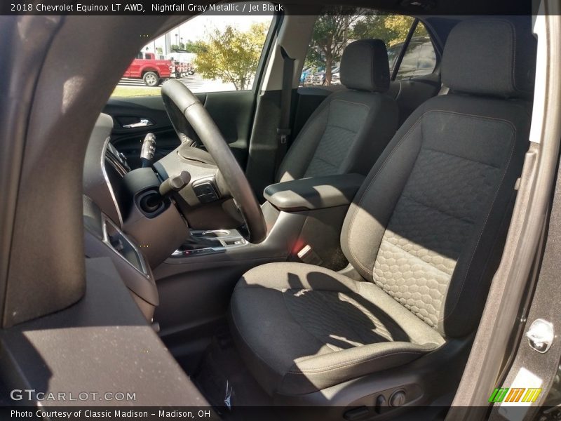 Nightfall Gray Metallic / Jet Black 2018 Chevrolet Equinox LT AWD