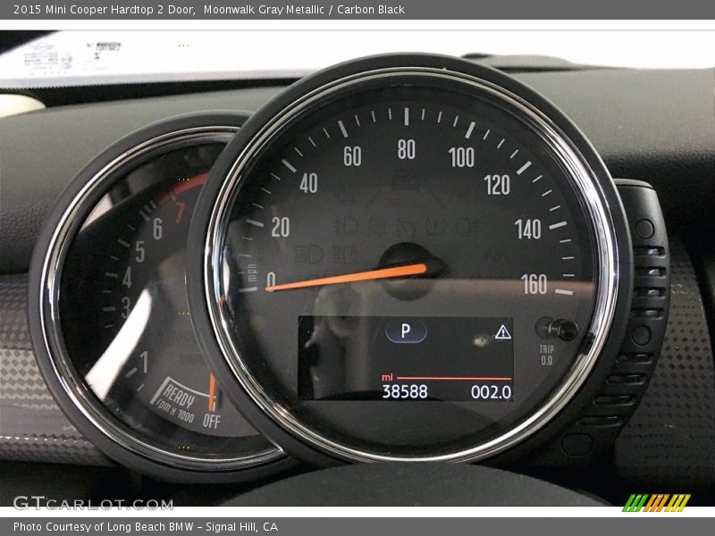Moonwalk Gray Metallic / Carbon Black 2015 Mini Cooper Hardtop 2 Door