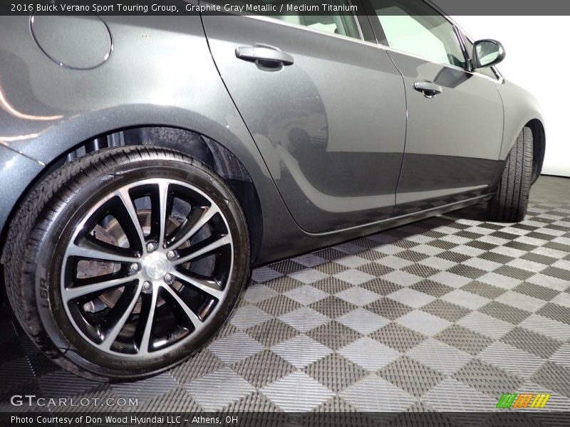 Graphite Gray Metallic / Medium Titanium 2016 Buick Verano Sport Touring Group