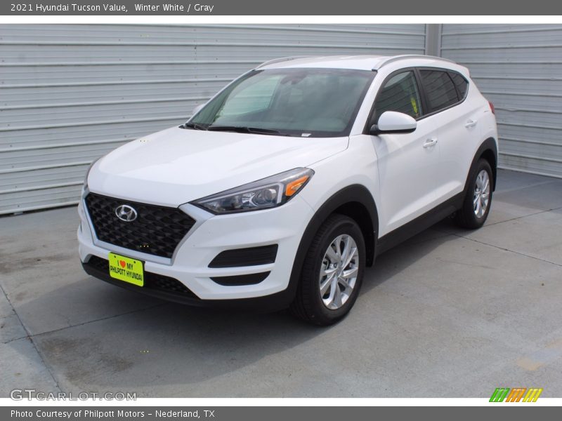 Winter White / Gray 2021 Hyundai Tucson Value