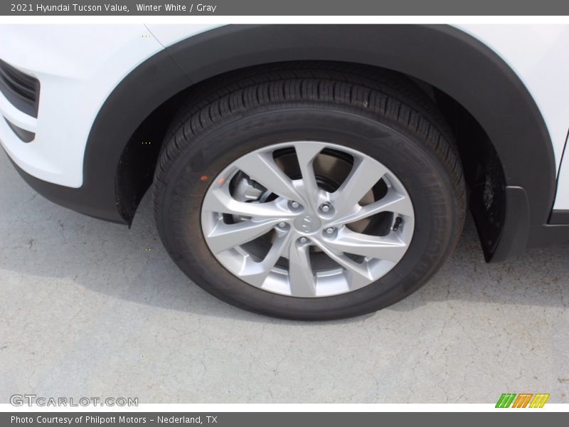 Winter White / Gray 2021 Hyundai Tucson Value