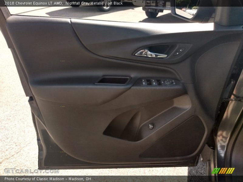 Nightfall Gray Metallic / Jet Black 2018 Chevrolet Equinox LT AWD