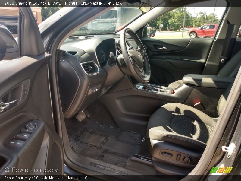 Nightfall Gray Metallic / Jet Black 2018 Chevrolet Equinox LT AWD