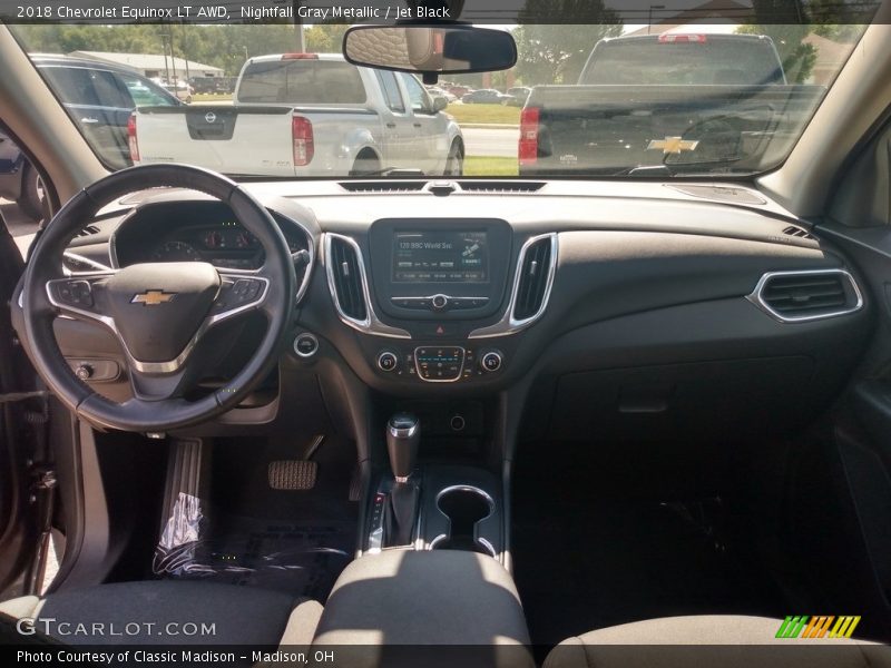 Nightfall Gray Metallic / Jet Black 2018 Chevrolet Equinox LT AWD