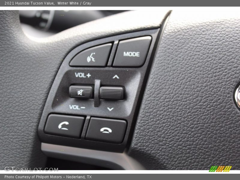 Winter White / Gray 2021 Hyundai Tucson Value