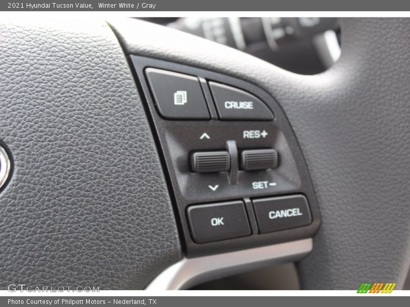 Winter White / Gray 2021 Hyundai Tucson Value