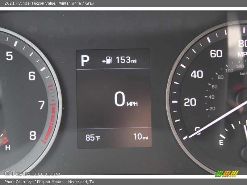 Winter White / Gray 2021 Hyundai Tucson Value