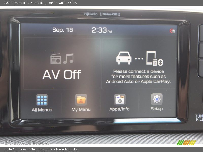 Winter White / Gray 2021 Hyundai Tucson Value