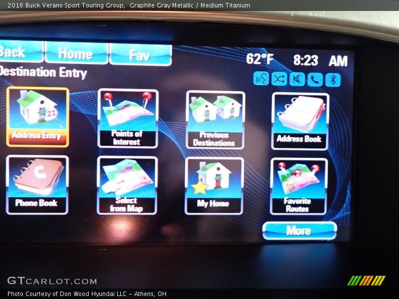 Graphite Gray Metallic / Medium Titanium 2016 Buick Verano Sport Touring Group
