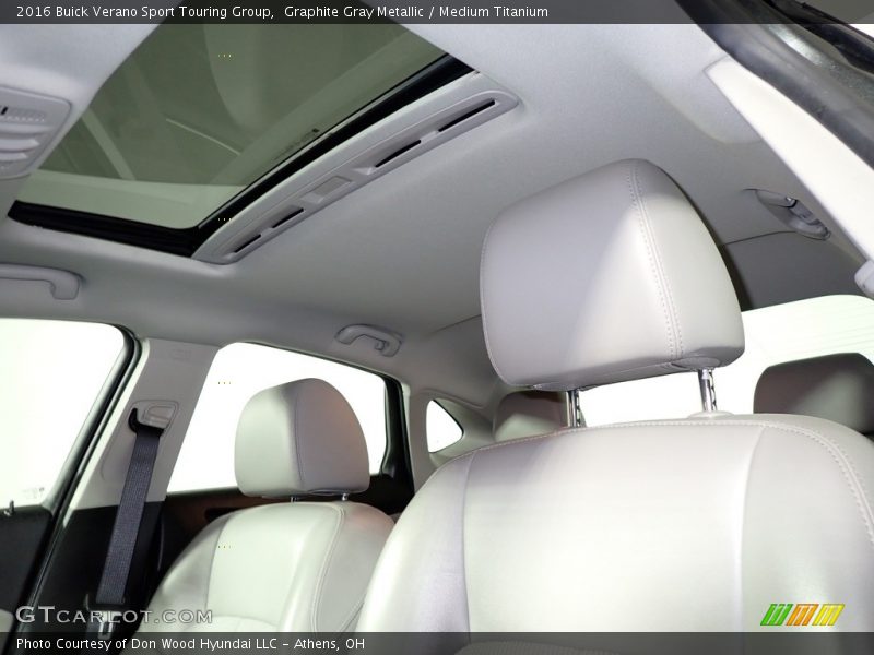 Graphite Gray Metallic / Medium Titanium 2016 Buick Verano Sport Touring Group