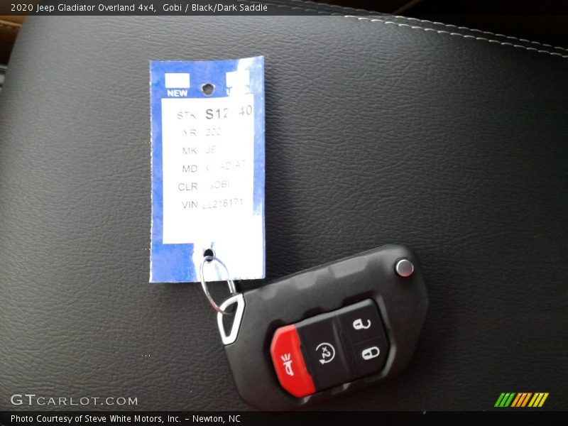 Gobi / Black/Dark Saddle 2020 Jeep Gladiator Overland 4x4