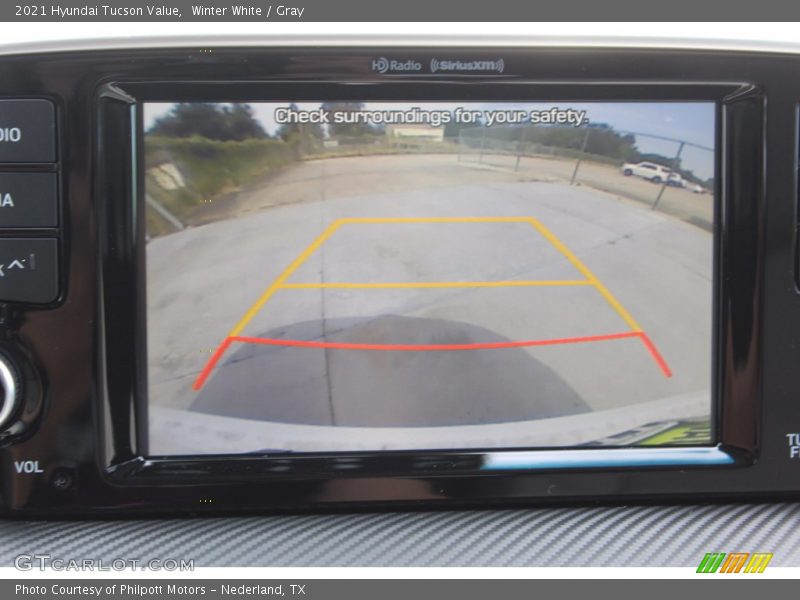 Winter White / Gray 2021 Hyundai Tucson Value