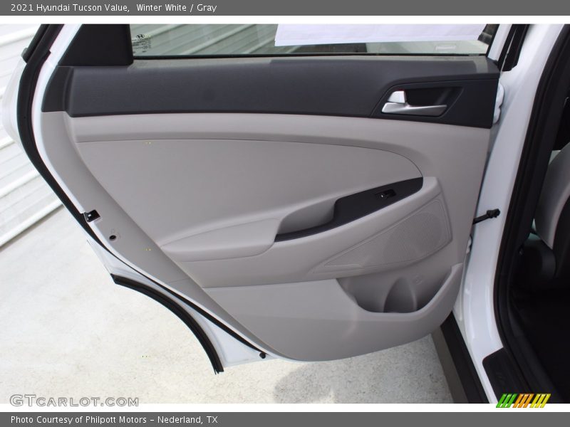 Winter White / Gray 2021 Hyundai Tucson Value