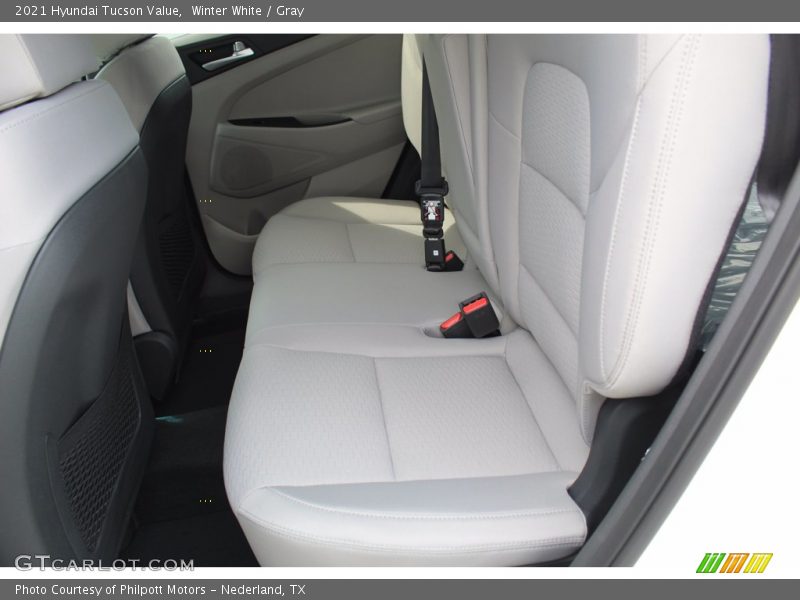 Winter White / Gray 2021 Hyundai Tucson Value