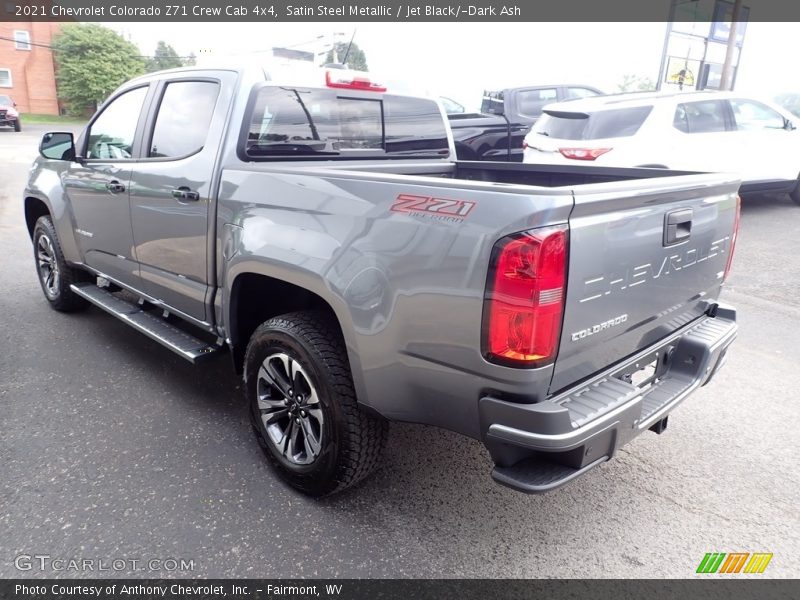 Satin Steel Metallic / Jet Black/­Dark Ash 2021 Chevrolet Colorado Z71 Crew Cab 4x4
