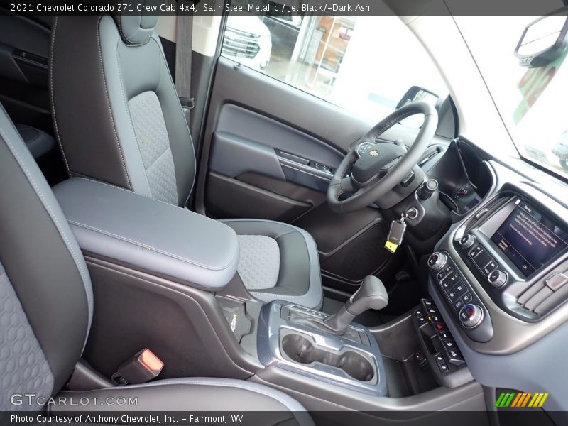 Satin Steel Metallic / Jet Black/­Dark Ash 2021 Chevrolet Colorado Z71 Crew Cab 4x4