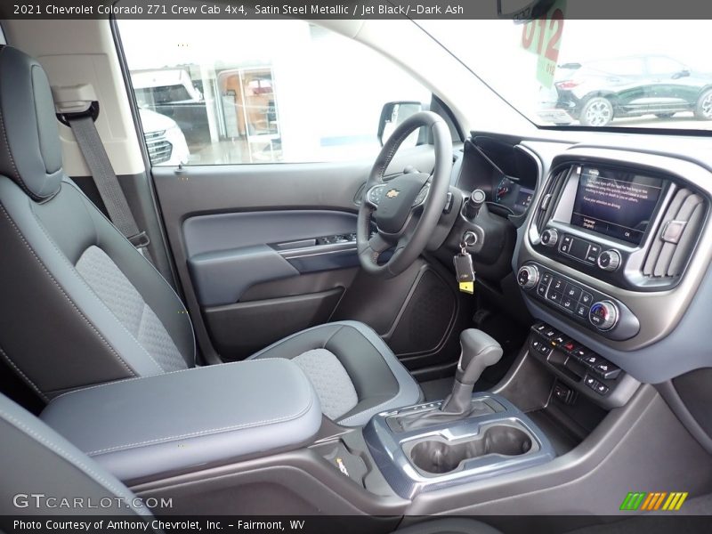 Satin Steel Metallic / Jet Black/­Dark Ash 2021 Chevrolet Colorado Z71 Crew Cab 4x4