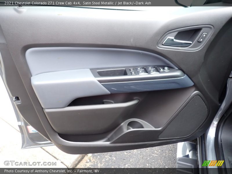 Satin Steel Metallic / Jet Black/­Dark Ash 2021 Chevrolet Colorado Z71 Crew Cab 4x4