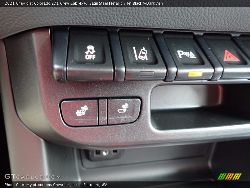 Satin Steel Metallic / Jet Black/­Dark Ash 2021 Chevrolet Colorado Z71 Crew Cab 4x4