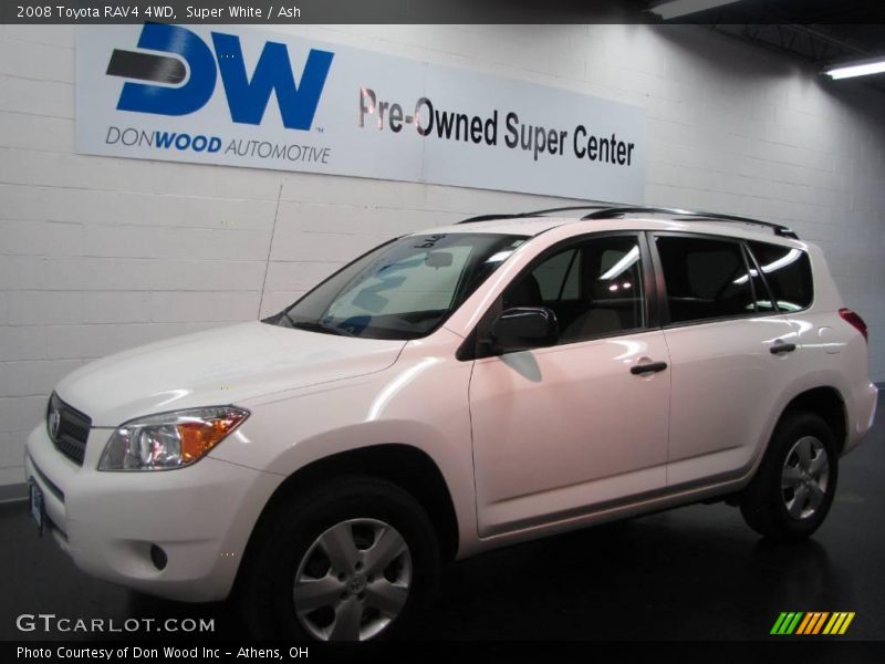 Super White / Ash 2008 Toyota RAV4 4WD