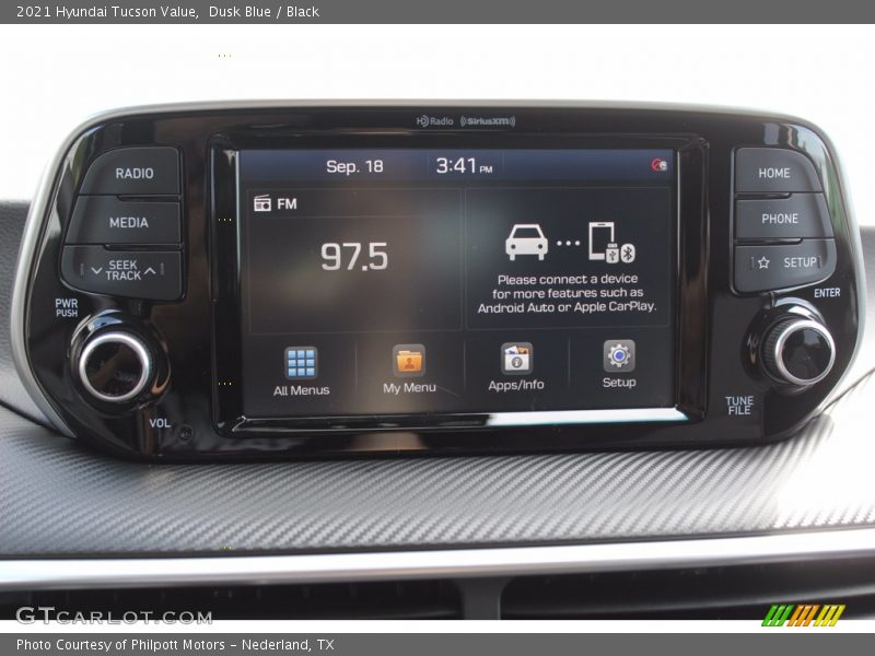 Dusk Blue / Black 2021 Hyundai Tucson Value