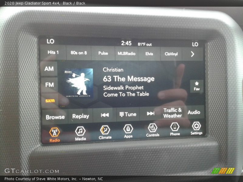 Black / Black 2020 Jeep Gladiator Sport 4x4