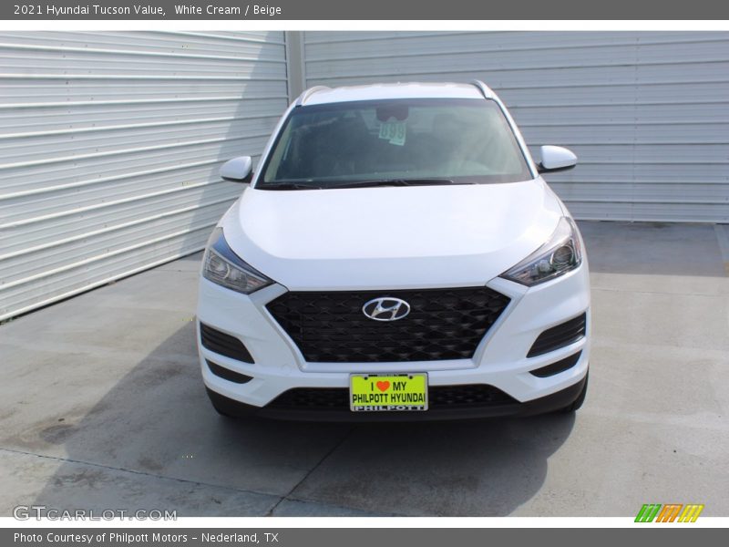 White Cream / Beige 2021 Hyundai Tucson Value