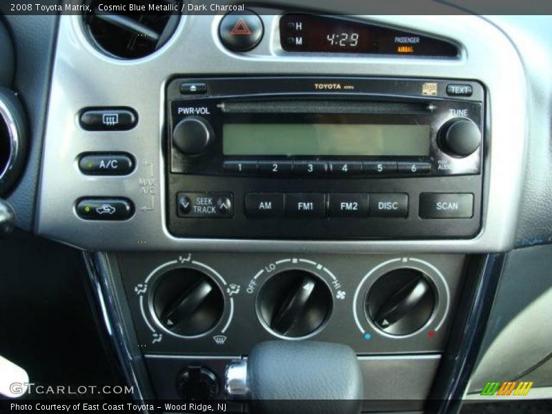 Cosmic Blue Metallic / Dark Charcoal 2008 Toyota Matrix