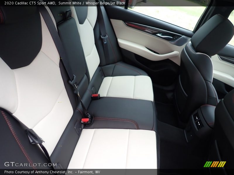 Rear Seat of 2020 CT5 Sport AWD