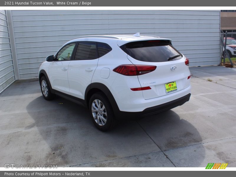 White Cream / Beige 2021 Hyundai Tucson Value