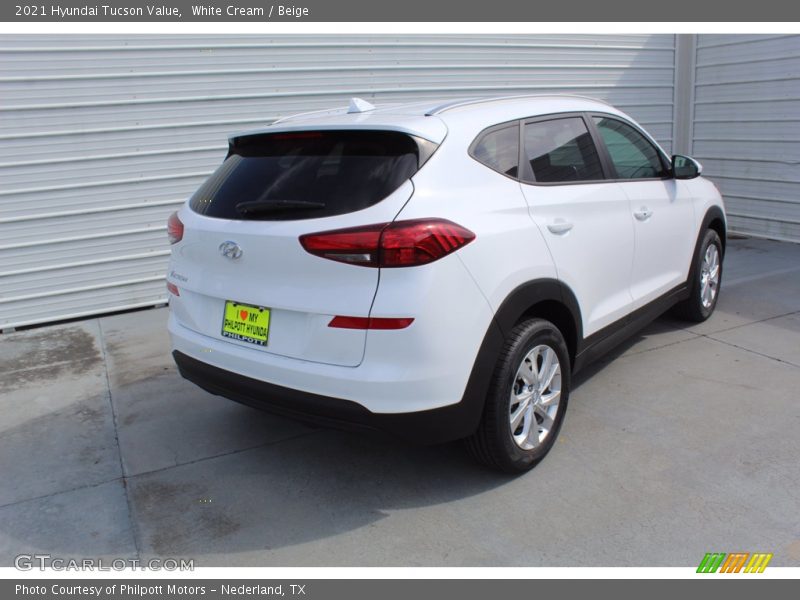 White Cream / Beige 2021 Hyundai Tucson Value