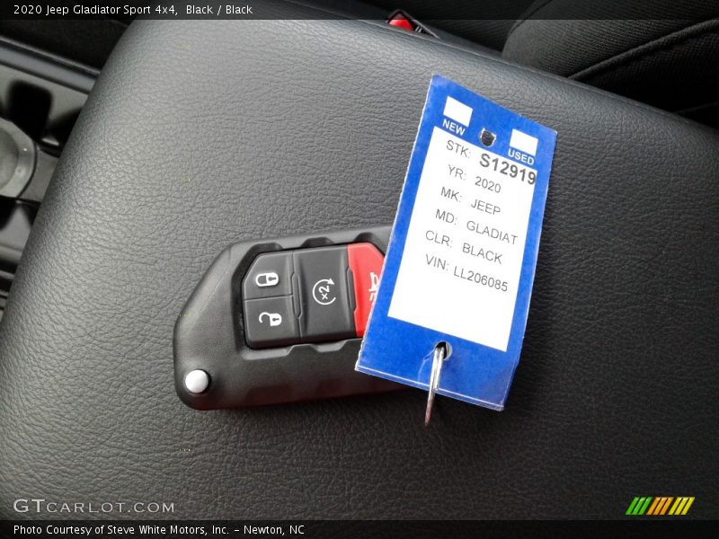 Black / Black 2020 Jeep Gladiator Sport 4x4