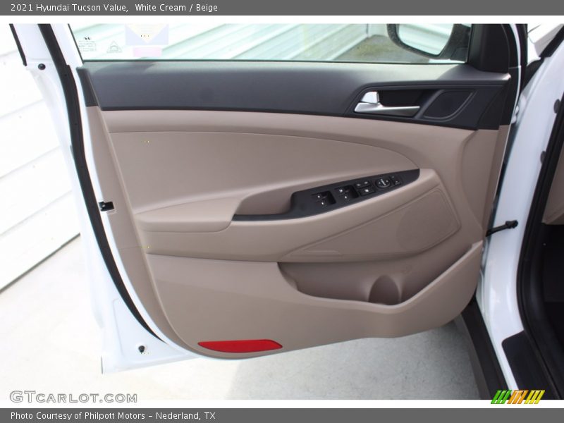 White Cream / Beige 2021 Hyundai Tucson Value