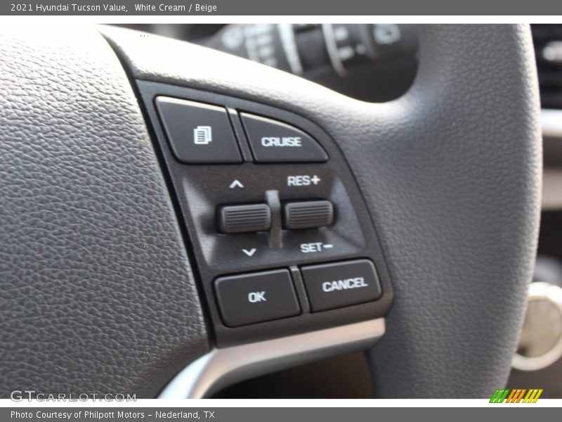White Cream / Beige 2021 Hyundai Tucson Value