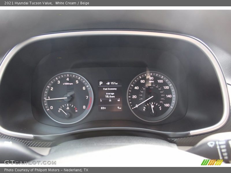 White Cream / Beige 2021 Hyundai Tucson Value