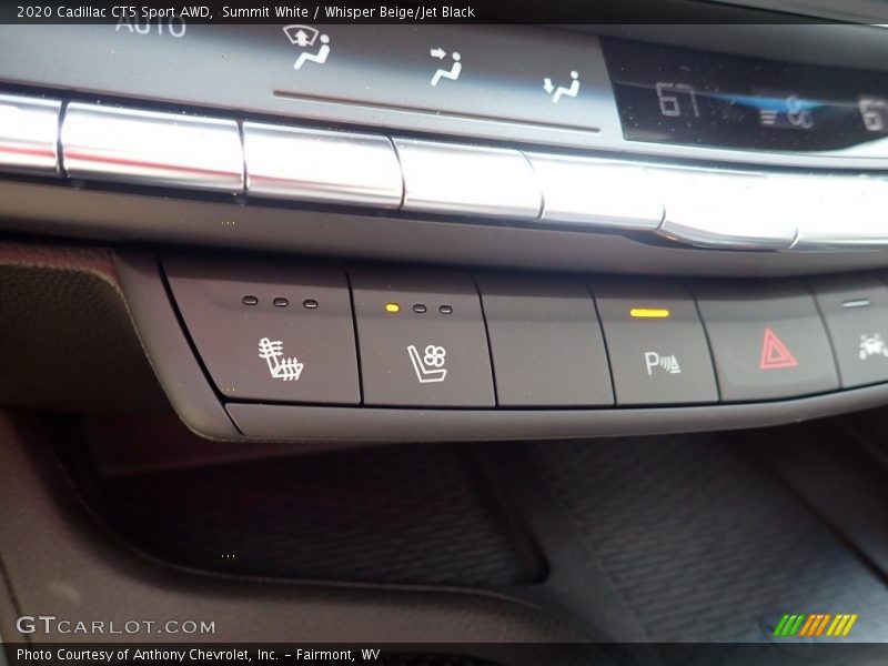 Controls of 2020 CT5 Sport AWD