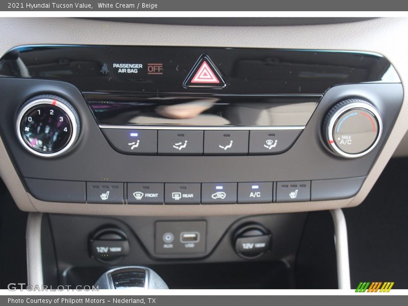 White Cream / Beige 2021 Hyundai Tucson Value