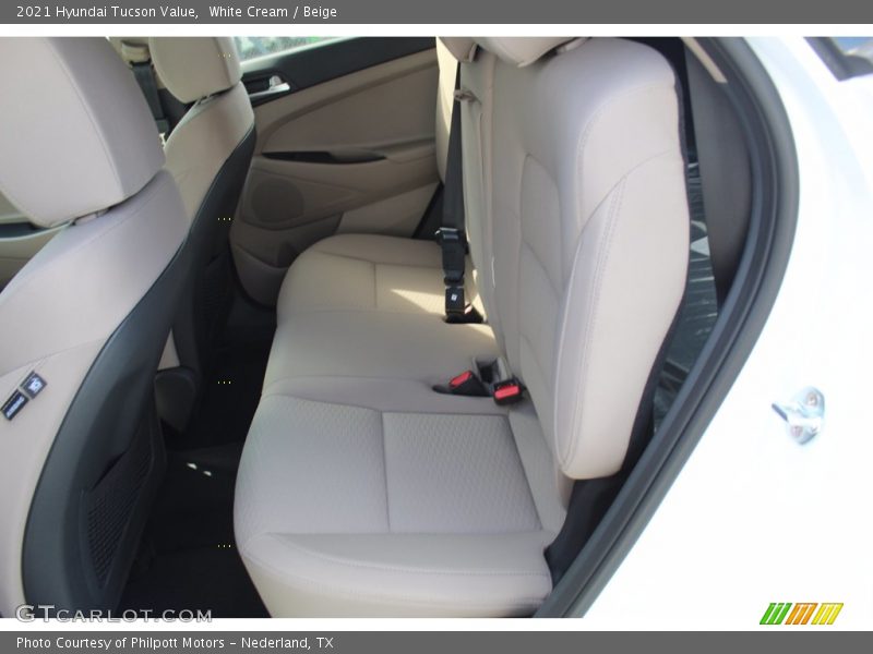 White Cream / Beige 2021 Hyundai Tucson Value