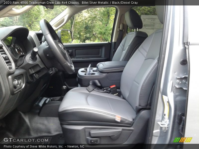 Front Seat of 2020 4500 Tradesman Crew Cab 4x4 Chassis