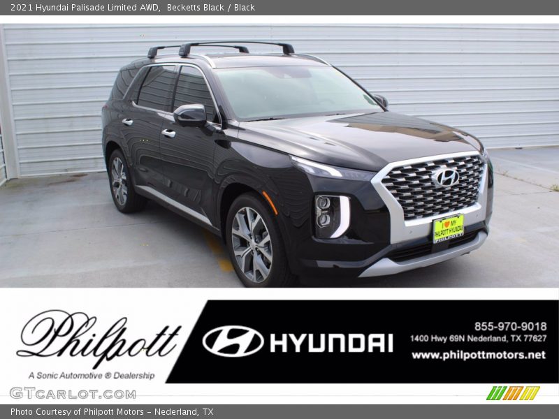 Becketts Black / Black 2021 Hyundai Palisade Limited AWD