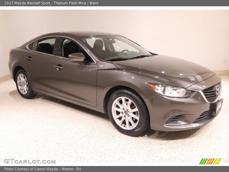 Titanium Flash Mica / Black 2017 Mazda Mazda6 Sport