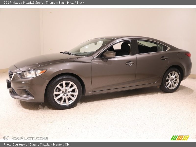 Titanium Flash Mica / Black 2017 Mazda Mazda6 Sport
