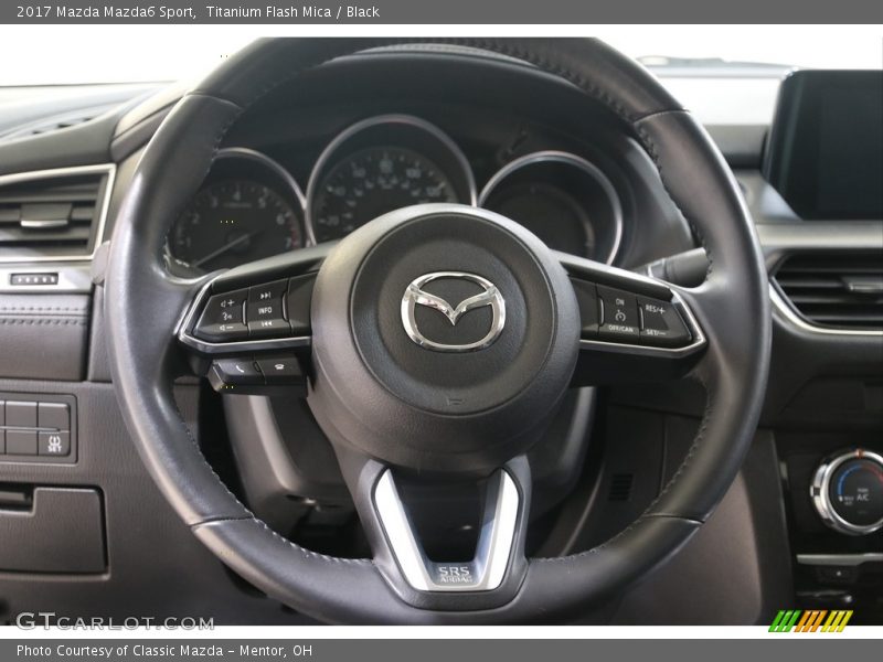 Titanium Flash Mica / Black 2017 Mazda Mazda6 Sport