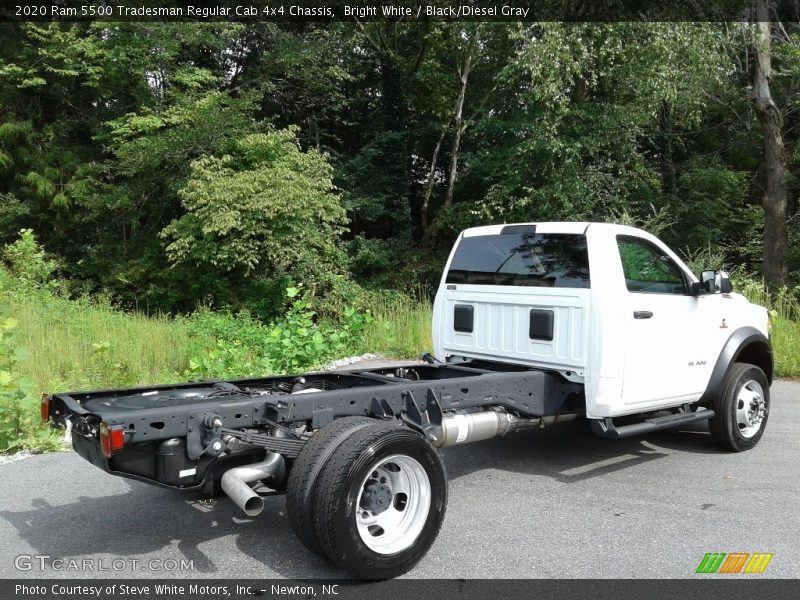 Bright White / Black/Diesel Gray 2020 Ram 5500 Tradesman Regular Cab 4x4 Chassis