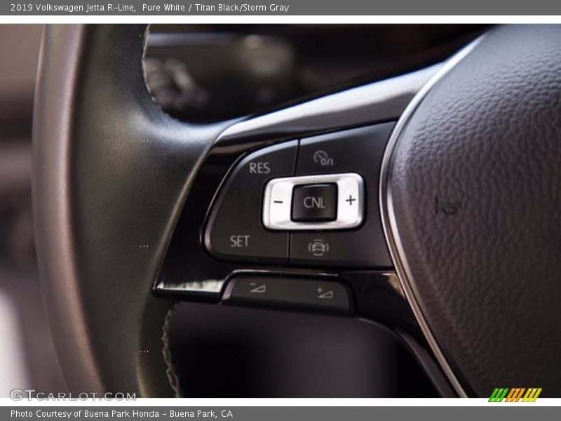 Pure White / Titan Black/Storm Gray 2019 Volkswagen Jetta R-Line